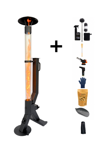 Pelletofen-Komplettset – Flamesa® Flare – Komplettset inkl. Zubehör