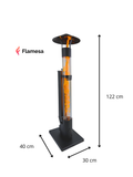 Flamesa® Avara – Kompakter Pelletofen für draußen Flamesa.de
