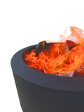Detailaufnahme von Flammen und Brennkammer des Flamesa Flame