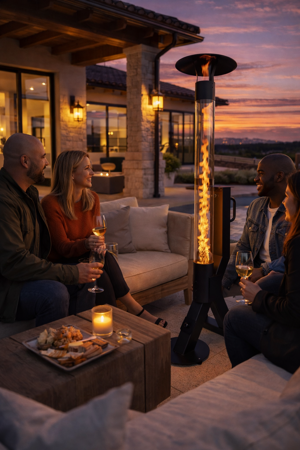 Flamesa Flare – Mobiler Pelletheizer für den Außenbereich